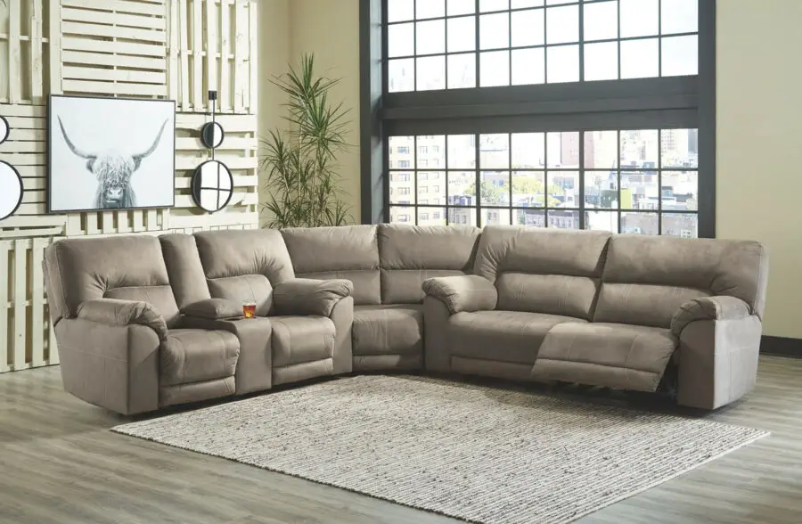 ashley reclining sectional 