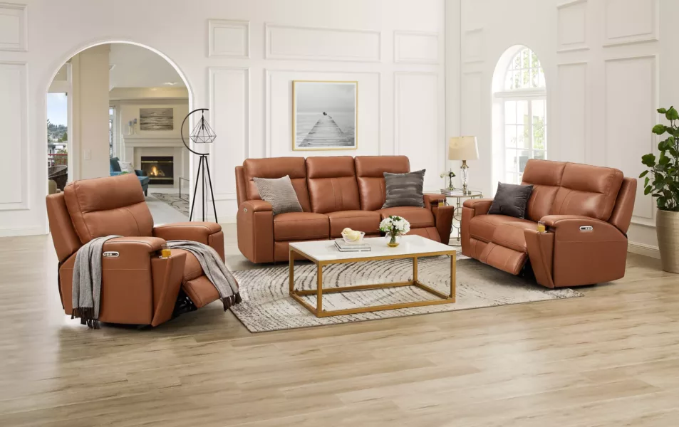 Hydeline reclining sofa group