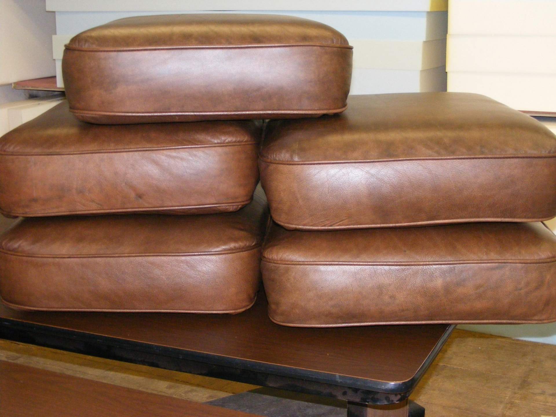 can you replace a leather sofa cushion