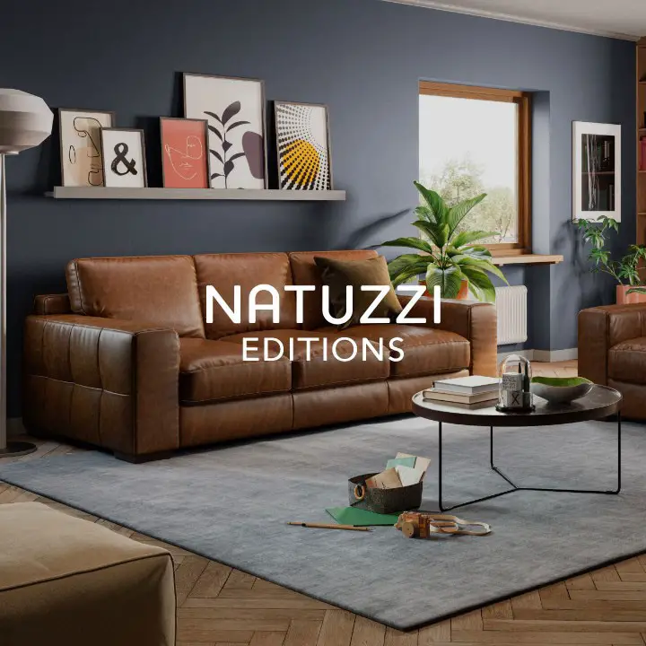Quality Leather Sofa, Natuzzi Editions Leather Chair